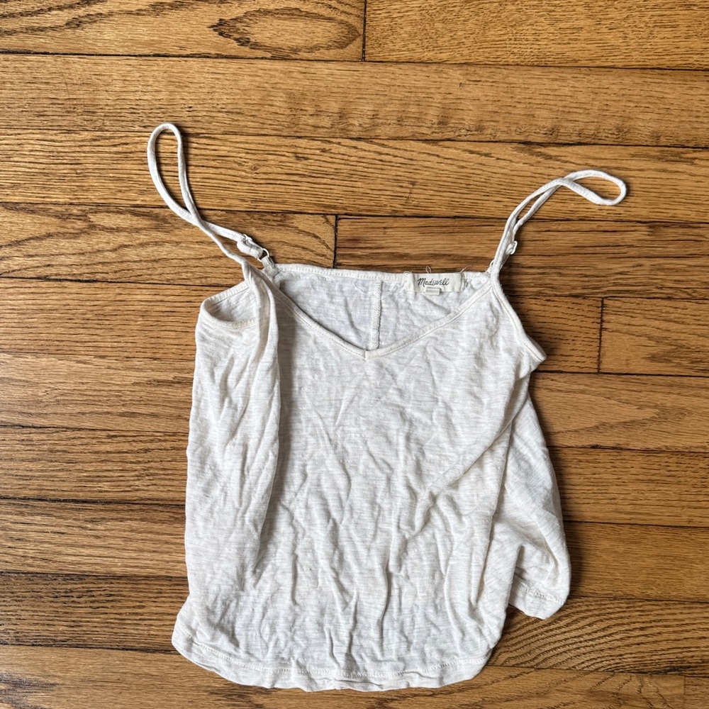 Madewell Cream Camisole Top